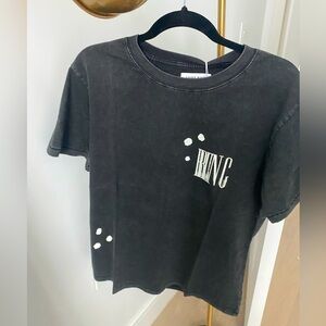 NWT Anine Bing tshirt Lili faded black size xs